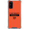NFL Cincinnati Bengals Orange Performance Series Galaxy S20 FE Clear Case